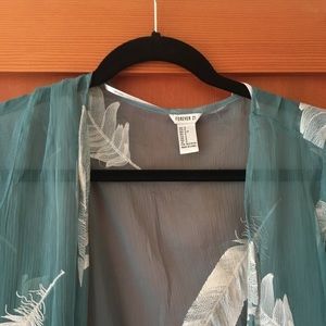 Forever 21 sheer kimono robe